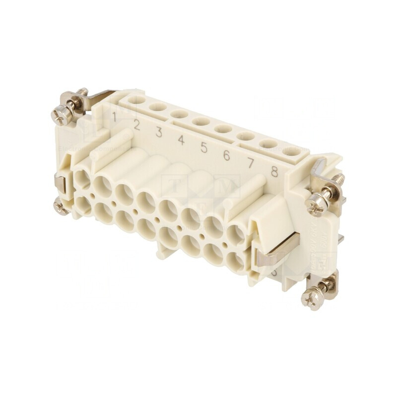 Conector HDC Inserturi Contact Mamă 16A | Electronic-mag.ro | Componente Electronice