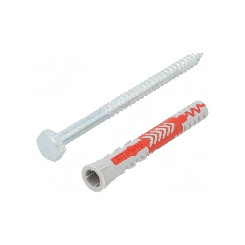 Plastic Anchor with Screw 10x80mm - 10pcs | Electronic-mag.ro | Componente Electronice