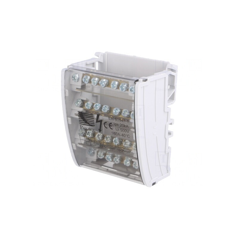 Bloc de distribuție terminal cu șurub 500V | Electronic-mag.ro | Componente Electronice