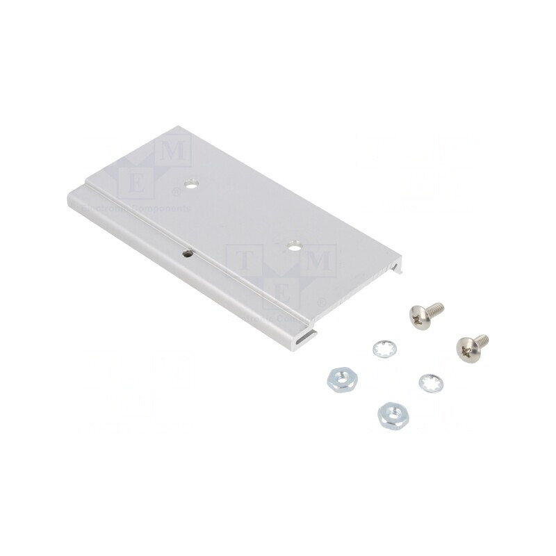 Mâner Aluminiu 100mm pentru Șină DIN TS35 | Electronic-mag.ro | Componente Electronice