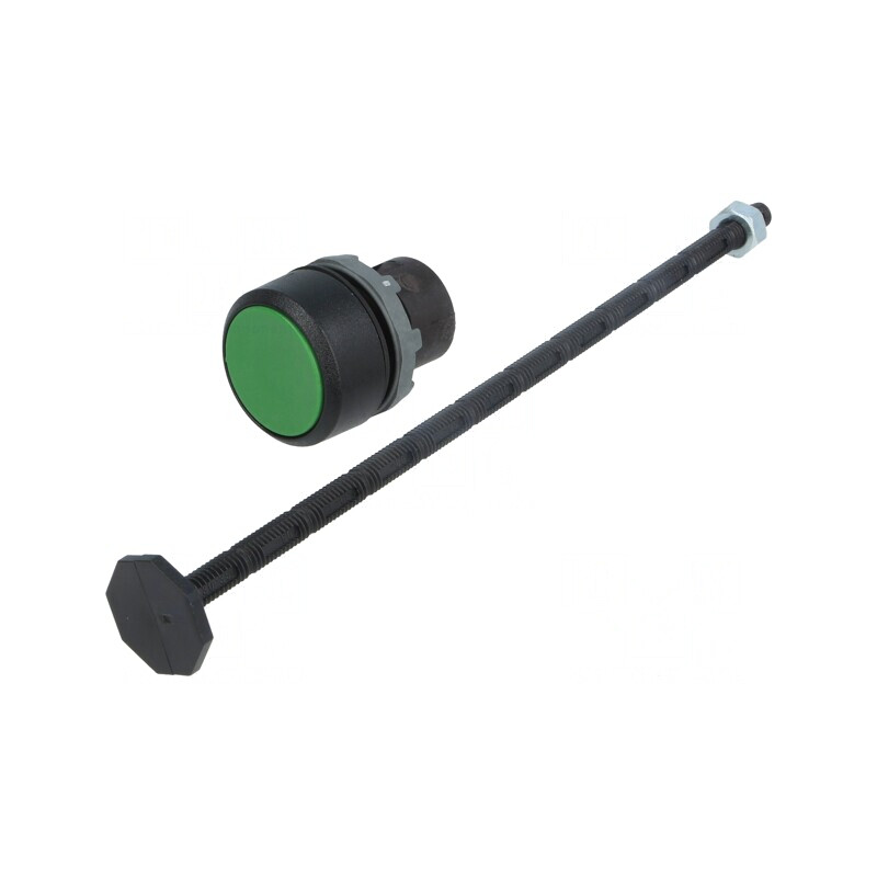 Comutator apăsare verde 22mm | Electronic-mag.ro | Componente Electronice