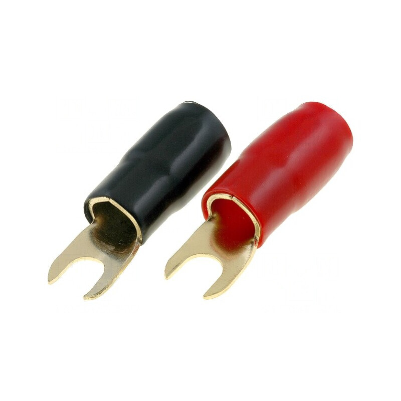 Terminal Furcă Izolat M8 35mm2 Aurit Negru Roșu | Electronic-mag.ro | Componente Electronice Terminal Furcă Izolat M8 35mm2 Aurit Negru Roșu | Electronic-mag.ro | Componente Electronice