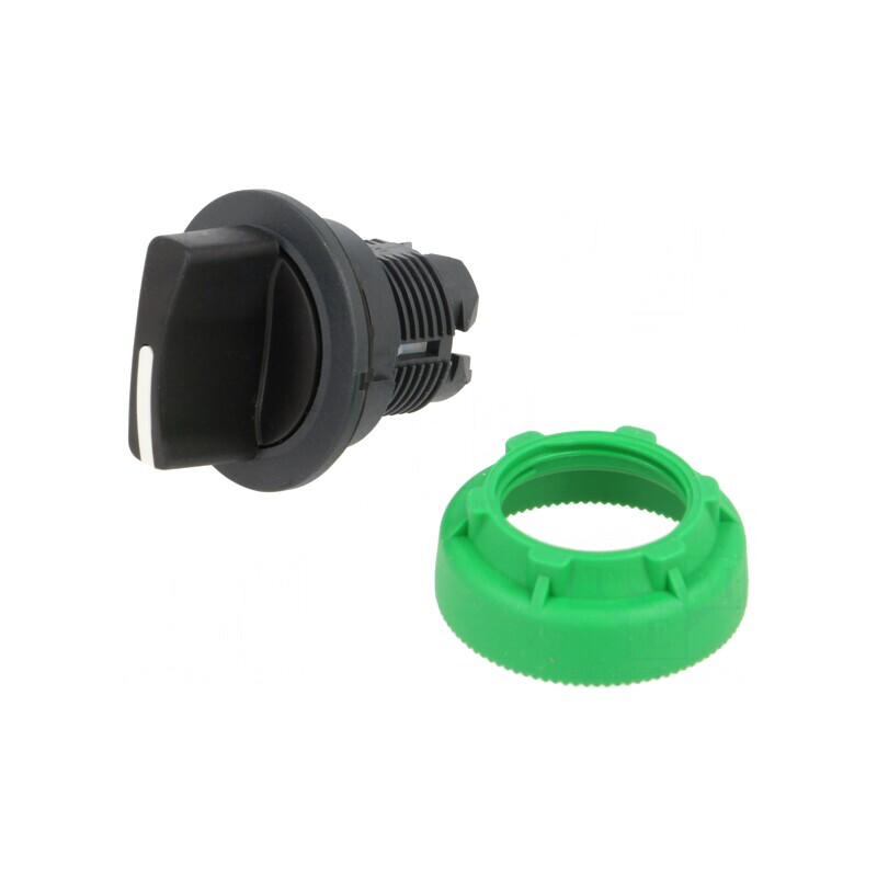 Comutator Rotativ 30mm 3 Poziții Negru | Electronic-mag.ro | Componente Electronice