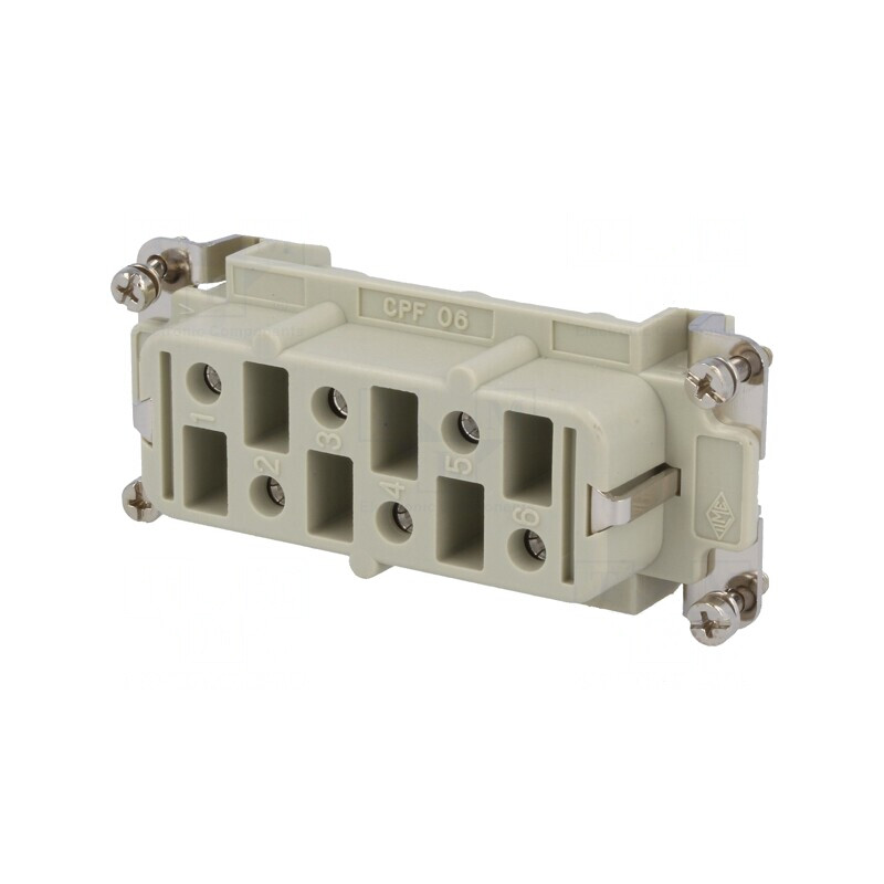 Conector HDC Mamă 6P 35A 400V/690V | Electronic-mag.ro | Componente Electronice