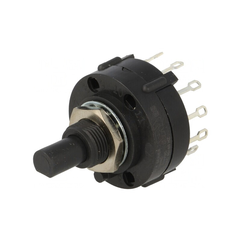 Comutator Rotativ 3 Poziții 2,5A 125VAC | Electronic-mag.ro | Componente Electronice
