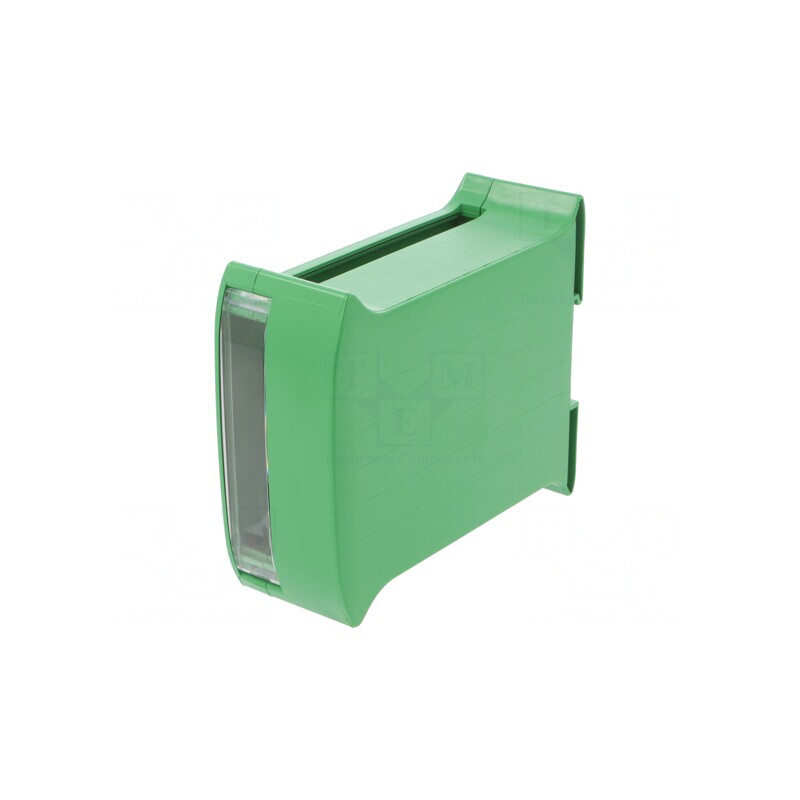 Carcasă pentru șină DIN 101x45x119mm verde | Electronic-mag.ro | Componente Electronice Carcasă pentru șină DIN 101x45x119mm verde | Electronic-mag.ro | Componente Electronice