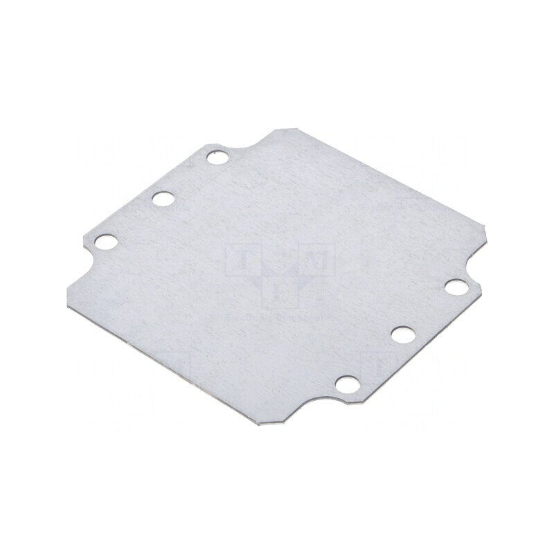 Placă de montare din oțel 107x110mm 1,5mm | Electronic-mag.ro | Componente Electronice