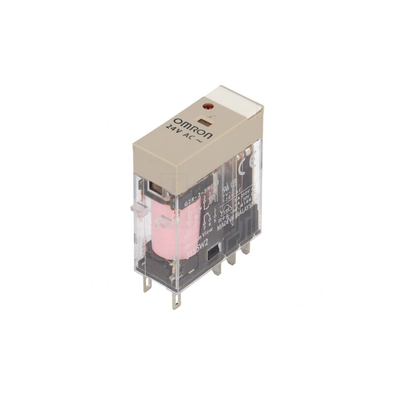 Releu Electromagnetic DPDT 24VAC 5A | Electronic-mag.ro | Componente Electronice