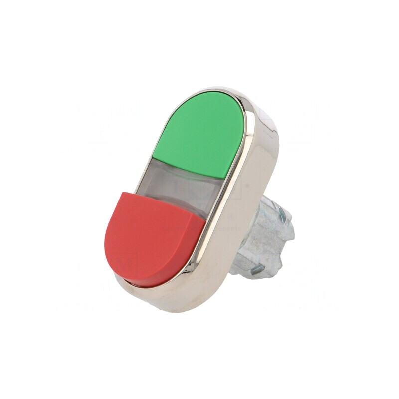 Comutator dublu 22mm roșu/verde IP67 | Electronic-mag.ro | Componente Electronice