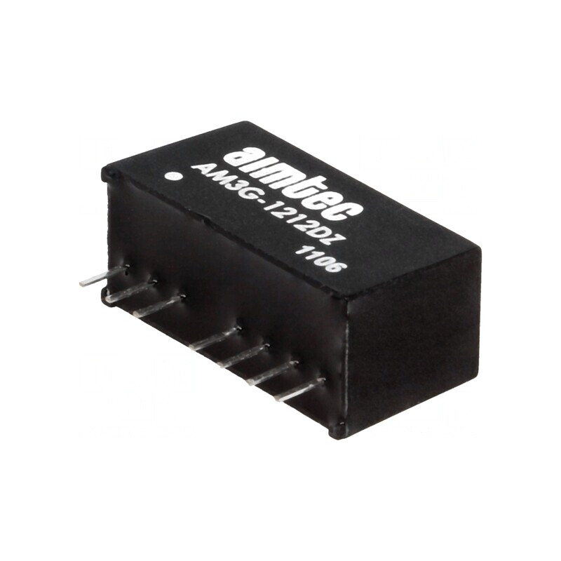 Convertor DC/DC 3W 9-18V la 12V/-12V SIP8 | Electronic-mag.ro | Componente Electronice