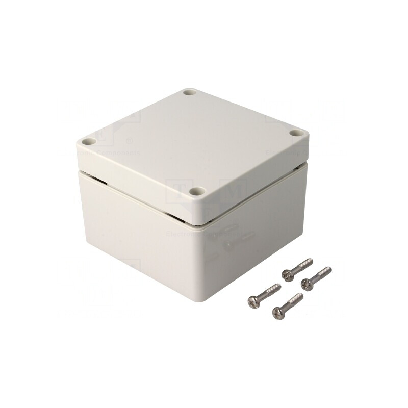 Carcasă universală ABS gri 90x90x60mm | Electronic-mag.ro | Componente Electronice