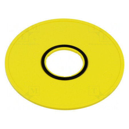 Tăbliță Descriptivă Plastic Galbenă 45x75mm | Electronic-mag.ro | Componente Electronice