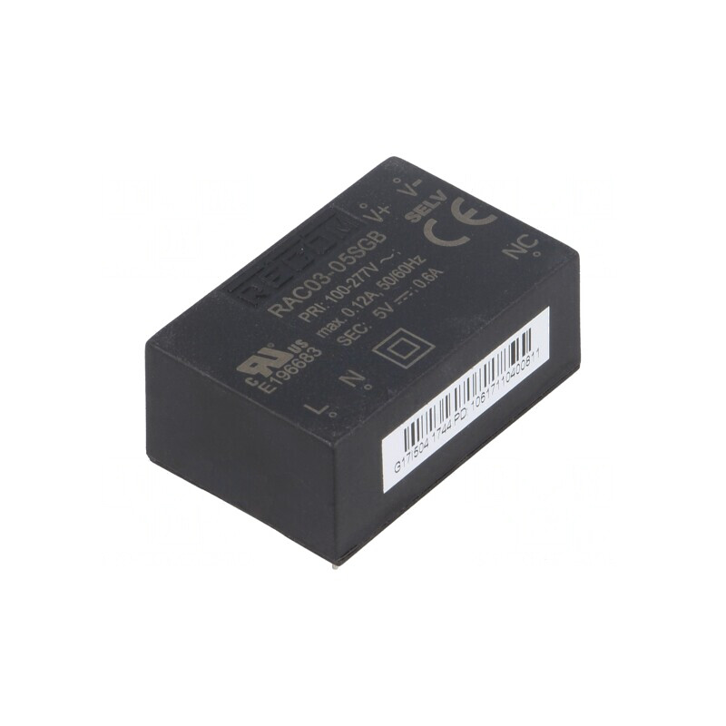 Convertor AC/DC 3W 5VDC 72% Eficiență | Electronic-mag.ro | Componente Electronice