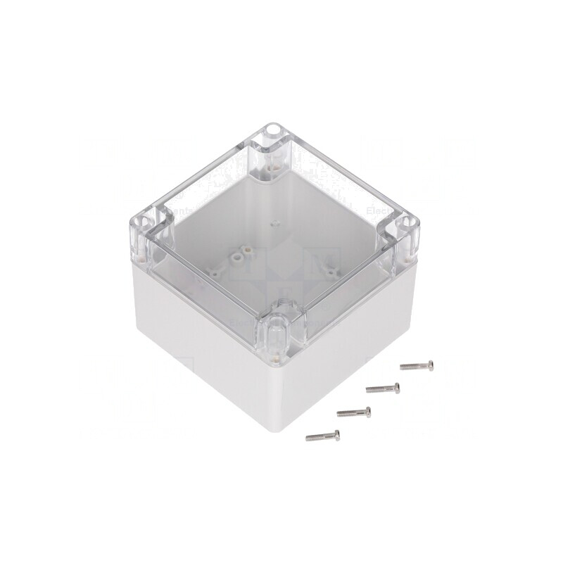 Carcasă Universală Policarbonat IP65 120x120x90mm | Electronic-mag.ro | Componente Electronice