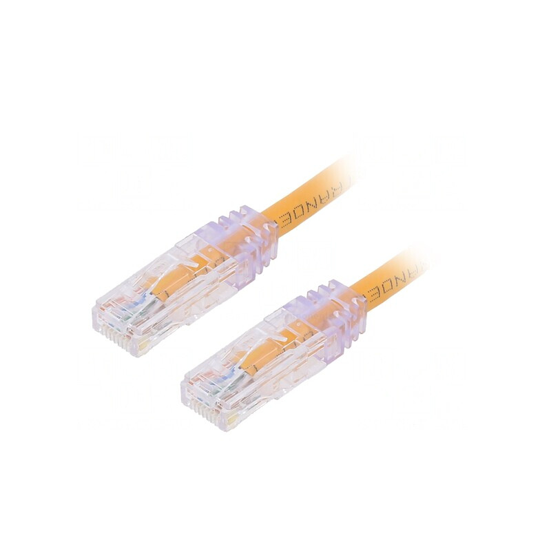 Cablu Patch TX6 PLUS UTP Cat6 LSZH Portocaliu 1m | Electronic-mag.ro | Componente Electronice