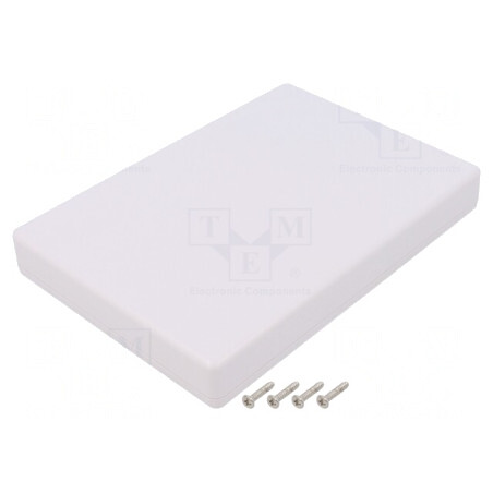 Carcasă Universală ABS Albă IP40 125x175x25mm | Electronic-mag.ro | Componente Electronice