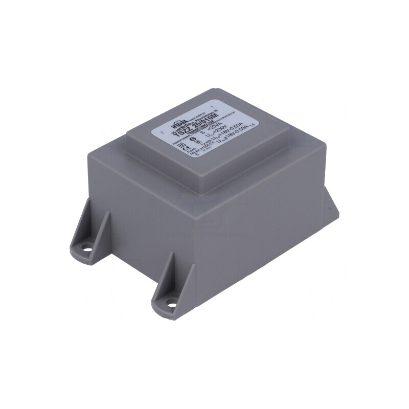 Transformator încapsulat 20VA 230V 18V PCB | Electronic-mag.ro | Componente Electronice