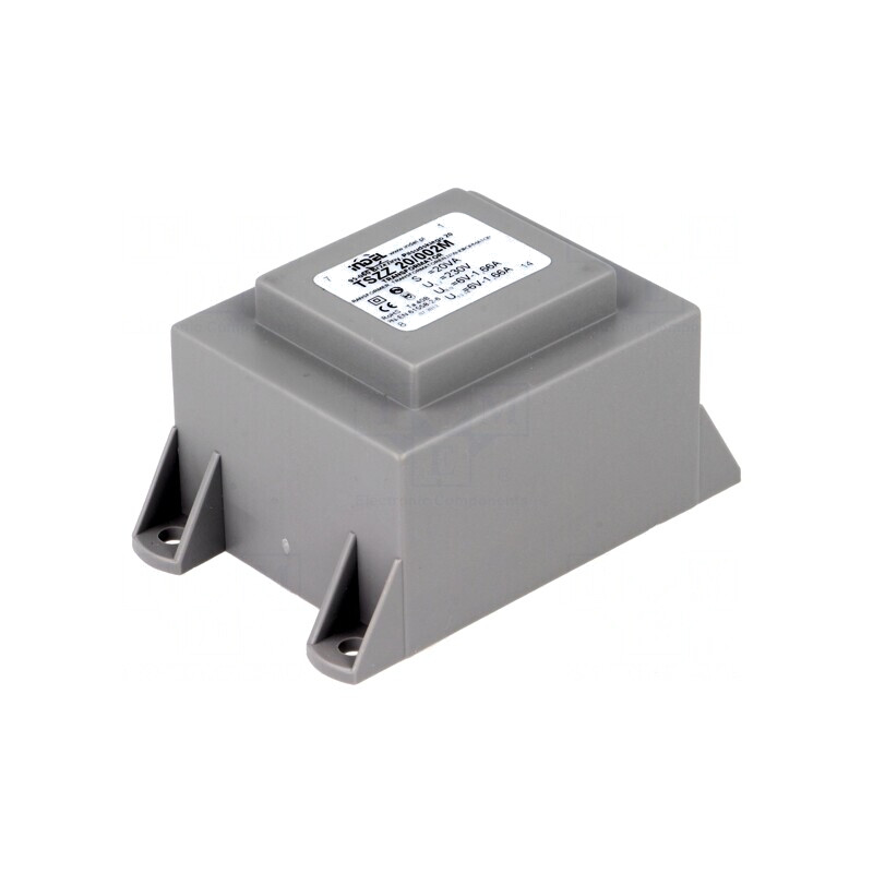 Transformator încapsulat 20VA 230V AC 6V 1,66A PCB | Electronic-mag.ro | Componente Electronice