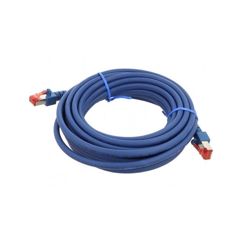 Patch Cord S/FTP Cat6 LSZH Albastru 5m | Electronic-mag.ro | Componente Electronice