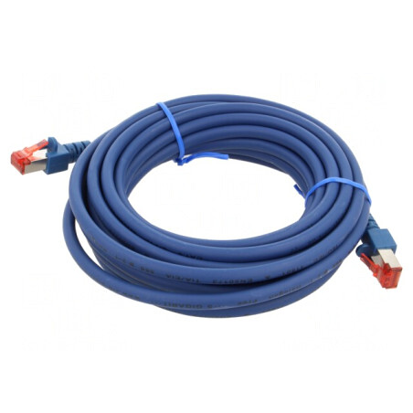 Patch Cord S/FTP Cat6 LSZH Albastru 5m | Electronic-mag.ro | Componente Electronice