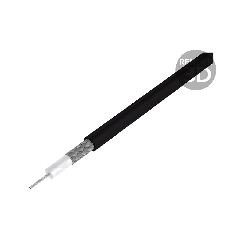 Cablu coaxial RG223 100m negru 5.4mm | Electronic-mag.ro | Componente Electronice