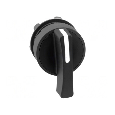 Comutator Rotativ 22mm 3 Pini Negru | Electronic-mag.ro | Componente Electronice