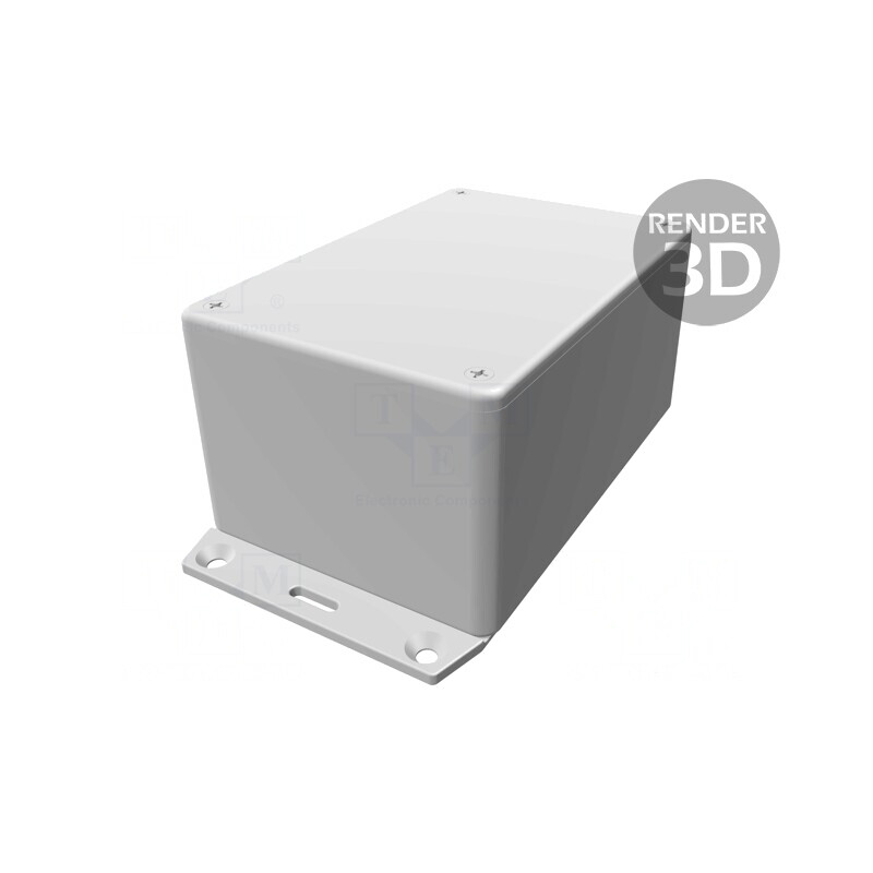 Carcasă universală 80x120x60 mm ABS gri IP54 | Electronic-mag.ro | Componente Electronice