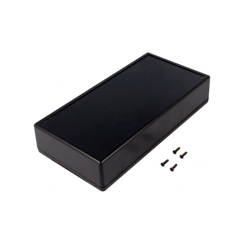 Carcasă Universală 110x220x44mm ABS Neagră | Electronic-mag.ro | Componente Electronice
