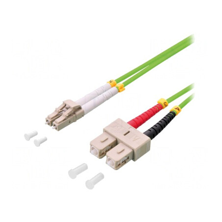 Patch Cord Fibră Optică OM5 LC/UPC 2m LSZH | Electronic-mag.ro | Componente Electronice