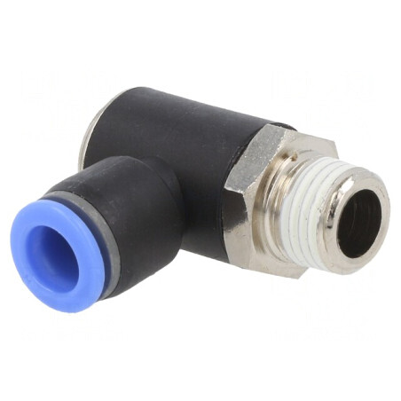 Racord Push-In Unghi 90° R 1/4 0,95-15bar | Electronic-mag.ro | Componente Electronice