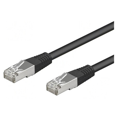 Patch cord negru 30m SF/UTP Cat5e PVC | Electronic-mag.ro | Componente Electronice
