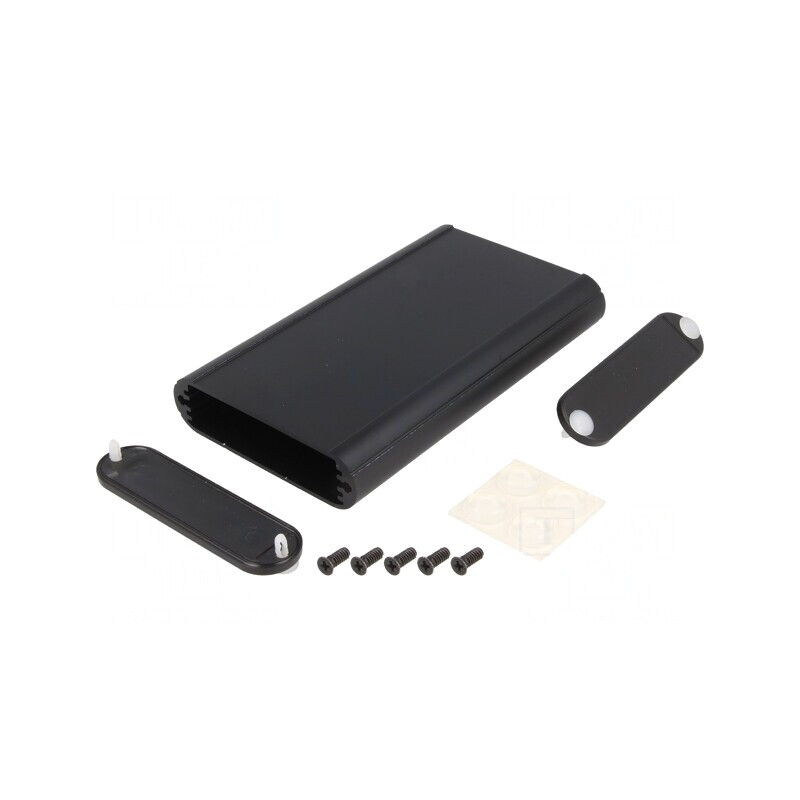 Carcasă aluminiu neagră 72x120x19mm | Electronic-mag.ro | Componente Electronice Carcasă aluminiu neagră 72x120x19mm | Electronic-mag.ro | Componente Electronice