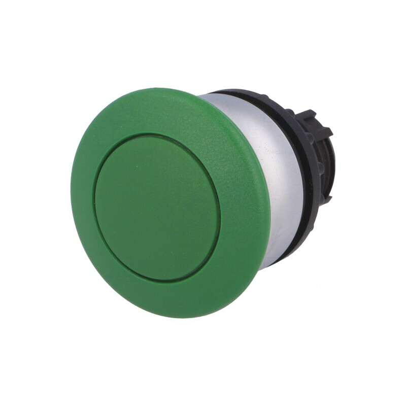 Comutator acționat prin apăsare verde 22mm | Electronic-mag.ro | Componente Electronice