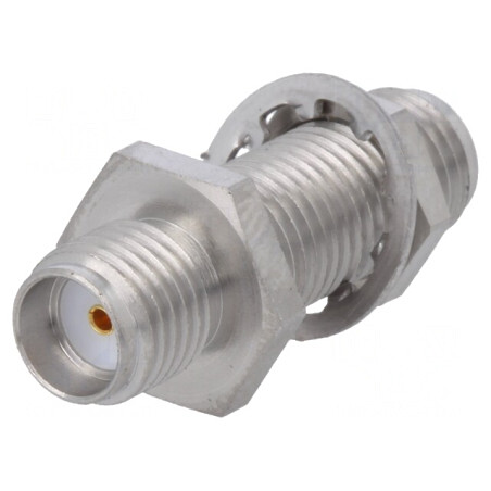 Adaptor SMA Mamă Aurit 50Ω | Electronic-mag.ro | Componente Electronice