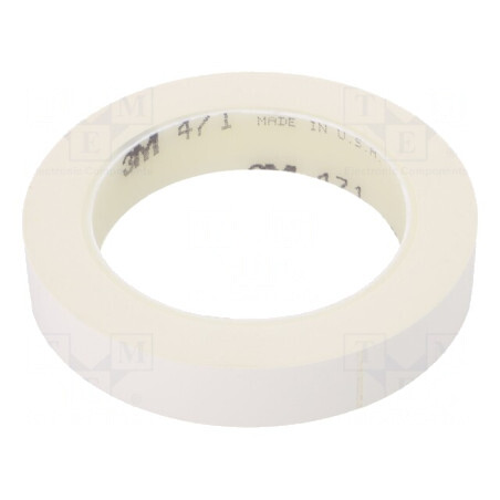 Bandă de marcare albă 33m x 19mm | Electronic-mag.ro | Componente Electronice