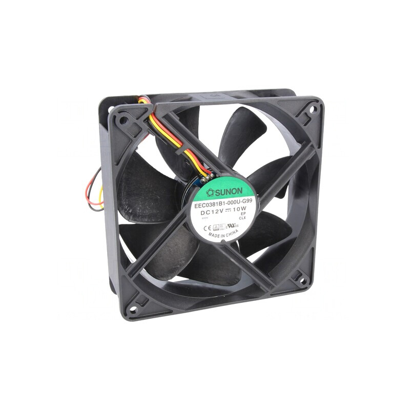 Ventilator axial 12V DC 120x120x38 mm 234,4 m3/h | Electronic-mag.ro | Componente Electronice