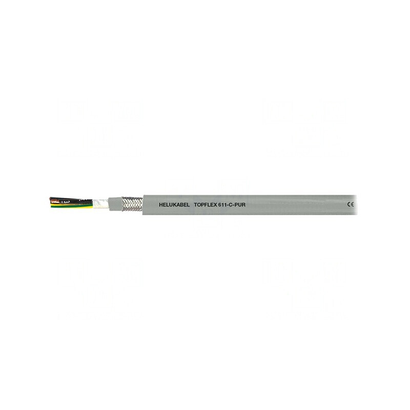 Cablu servomotoare TOPFLEX 611-C-PUR 4G1,5mm2 Gri | Electronic-mag.ro | Componente Electronice