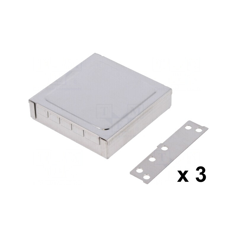 Carcasă ecranare oțel 68x68x17mm | Electronic-mag.ro | Componente Electronice