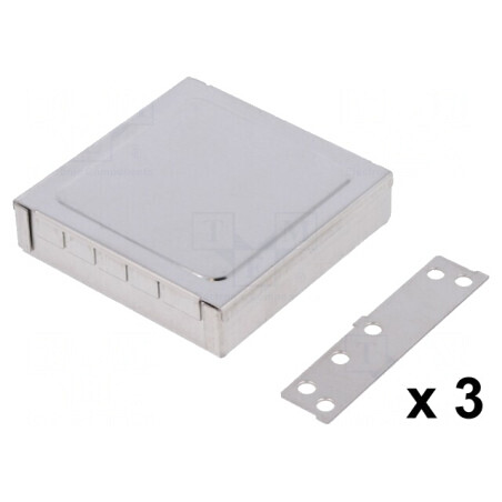 Carcasă ecranare oțel 68x68x17mm | Electronic-mag.ro | Componente Electronice