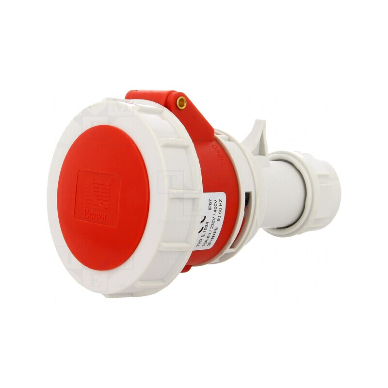Conector de alimentare trifazat 16A 400VAC IP67 | Electronic-mag.ro | Componente Electronice