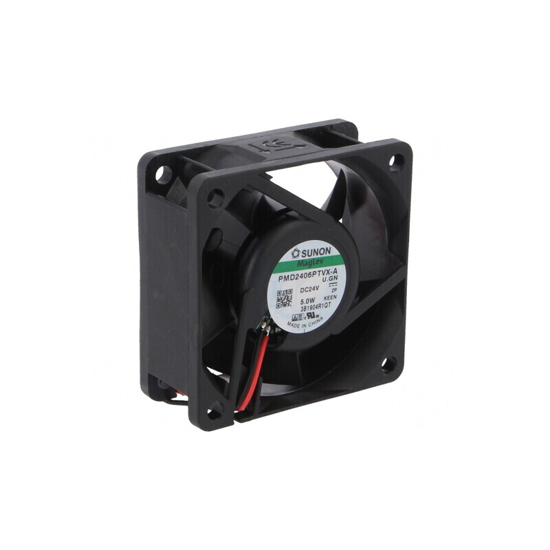 Ventilator axial 24V 60x60x25mm 67,95m3/h 45dBA | Electronic-mag.ro | Componente Electronice