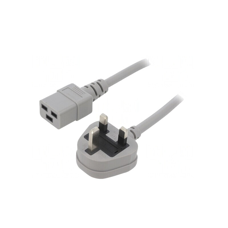 Cablu Alimentare 5m Gri 3x1,5mm2 13A | Electronic-mag.ro | Componente Electronice