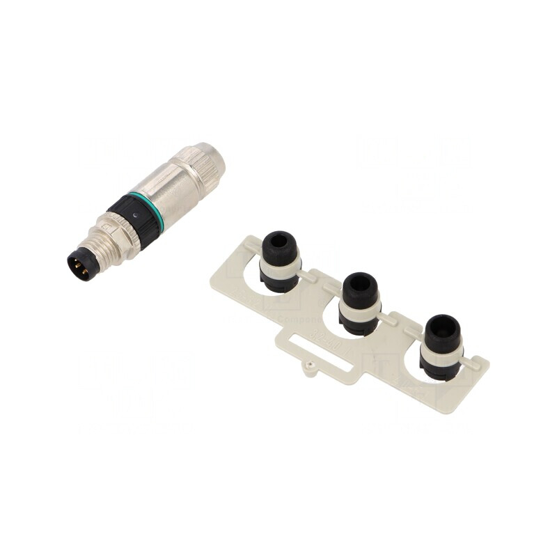 Conector M8 4-Pin Drept pe Cablu IP67 32V | Electronic-mag.ro | Componente Electronice Conector M8 4-Pin Drept pe Cablu IP67 32V | Electronic-mag.ro | Componente Electronice