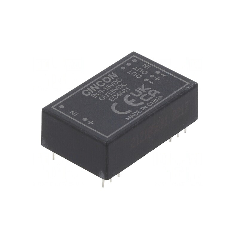 Convertor DC/DC 5/6W 9-18V la 5V 1A DIP24 EC4A01 | Electronic-mag.ro | Componente Electronice