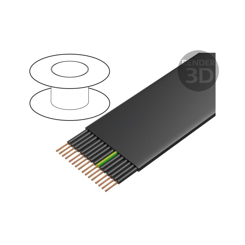 Cablu Electric PVC Neecranat 18x0.75mm 450/750V | Electronic-mag.ro | Componente Electronice