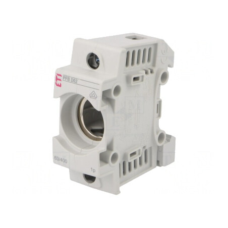 Suport Siguranță D02 63A 400VAC Poli 1 pentru Șină DIN | Electronic-mag.ro | Componente Electronice
