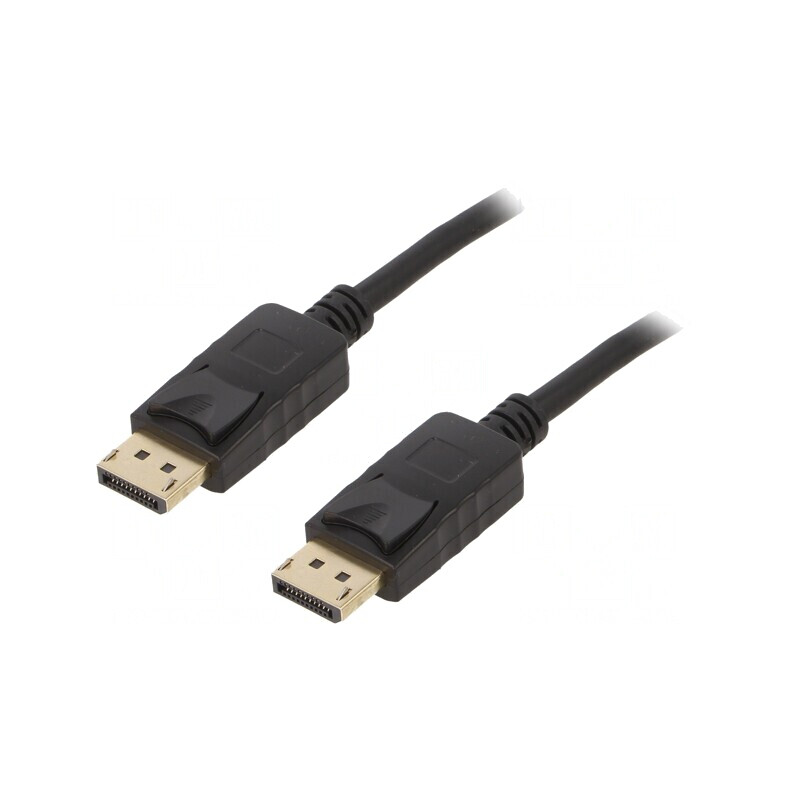 Cablu DisplayPort 1.2 5m Negru Cupru | Electronic-mag.ro | Componente Electronice