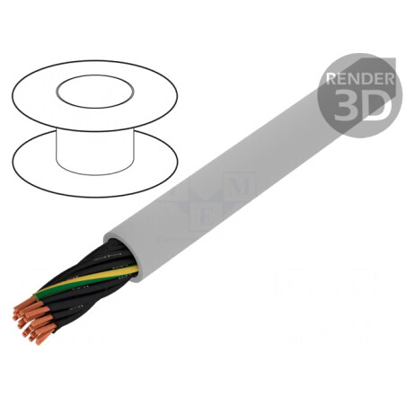 Cablu neecranat gri JZ-500-PUR 18G1,5mm2 300V/500V | Electronic-mag.ro | Componente Electronice