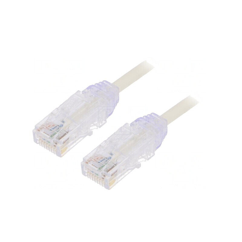 Patch cord UTP alb 1m 28AWG | Electronic-mag.ro | Componente Electronice