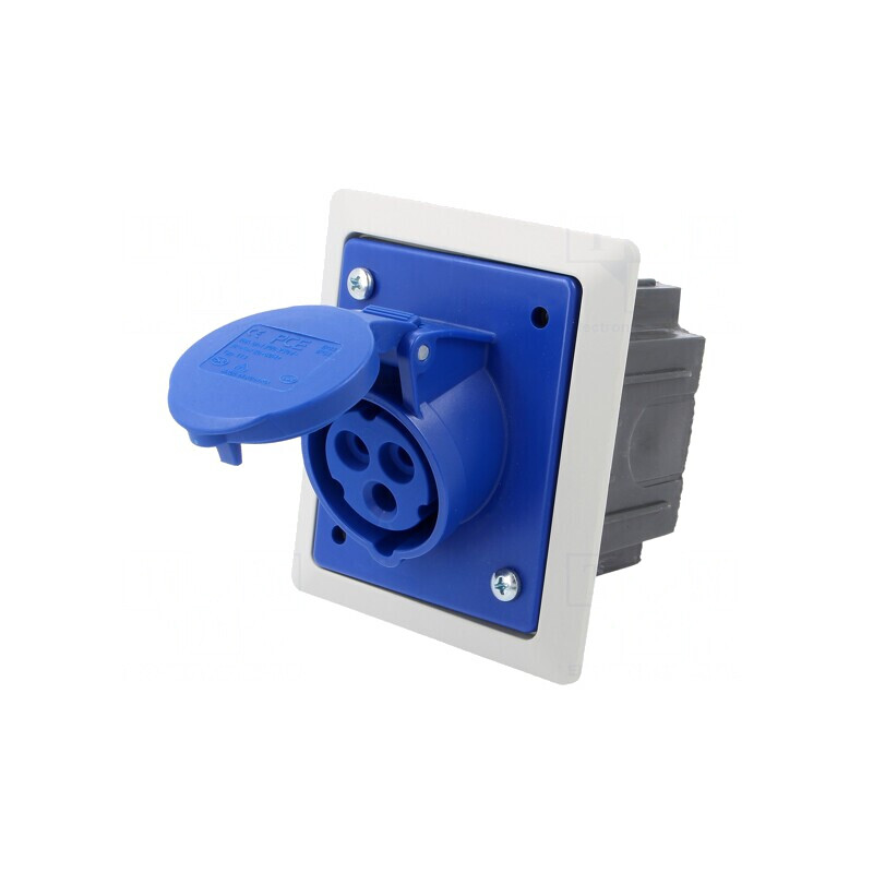 Conector Alimentare AC Soclu Mamă 16A 400VAC 3 PIN | Electronic-mag.ro | Componente Electronice